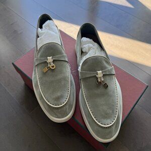 Loro Piana Women’s Summer Walk charm Flats Loafer
